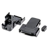 NorComp 975T009-010R011 ຮອບຫົວສອງຊິ້ນ 9P ທາງເຂົ້າ 3-ທາງ ພລາສຕິກສີດຳ