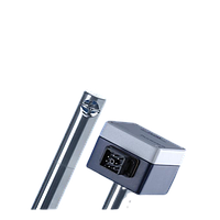 Hoentzsch ZS30 ເຊັນເຊີການໄຫຼຂອງລໍ້ vane (Order code: ZS30/30-550GE-md3T/350/p6/ZG4, 0.3~3.0 m/s, 350 °C, 550mm)