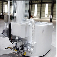 Wondery WDL-RG-500 Oval Crucible Gas ເຕົາເຜົາອຸດສາຫະກໍາໂລຫະປະສົມກັບ Recuperator (500kg; 230KW)