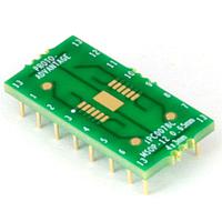 Chip Quik IPC0078C ອາແດບເຕີ MSOP-12 ເປັນ DIP-16 SMT Adapter (0.65 mm pitch, 4.0 x 3.0 mm body) Compact Series