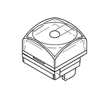 NKK Switches AT3186JB ຝາປຸ່ມ Home Key Cap KP04 ILLUM PUSHBUTTON CAP