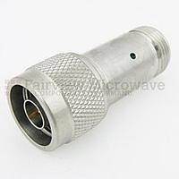 Fairview SA18N-05 5 dB Fixed Attenuator N Male To N Female Up To 18 GHz Rated To 2 Watts With Passivated Stainless Steel Body