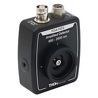 THORLABS PDA10D2 InGaAs ເຄື່ອງກວດຈັບພາບທີ່ຂະຫຍາຍ (900 - 2600 nm, Fixed Gain, 8-32 / M4 Mounting Holes)