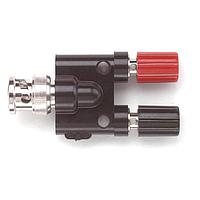 Pomona Electronics 1296 ຕົວແປ RF - ລະຫວ່າງຊຸດ DBL ມີພື້ນຖານສີດຳ BNC M