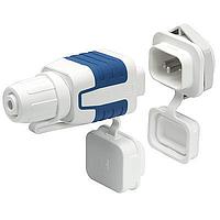 Schurter 4312.0014 Inlets 4761/4762 ຊຸດຕົວຢ່າງ ສີດຳ 10A IP67