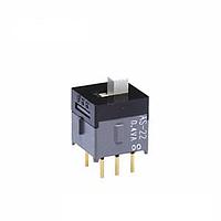 NKK Switches AS22CP ສະລາຍສະລາຍຍ່ອຍຂະໜາດນ້ອຍ DPDT ON-ON .150" ຕົວຕົວເລີກ