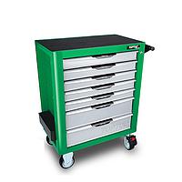 TOPTUL GCAJ227E W/7-Drawer Tool Trolley (277 pcs; Green)