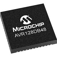 Microchip Technology AVR128DB48T-E/6LX MCUs 128KB, 8KB RAM, 48p, 24MHz, 3xOPAMP, MVIO, 12b ADC, 3xZCD, DAC, UART, 2xSPI, TWI