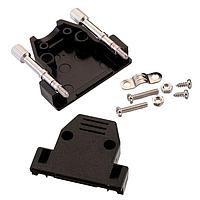 Wurth Elektronik 61803725322 ຝາຫົວຫຼັງສອງສ່ວນ WR-DSUB ພລາສຕິກ ປົກຫົວເຂົ້າດ້ານບູດ 4-40 ນຸມ