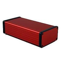 Hammond Manufacturing 1455K1601RD ບົດບວດ PC Alum ມີຂ້າງສິນຊະນະ 6.30x3.07x1.69" ສີແດງ