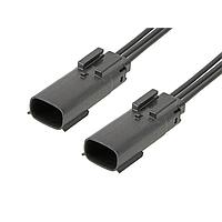 Molex 216282-1032 ສາຍສອງທາງ MX150 P-P SR 3ckt 300mm Sn Sld Cbl