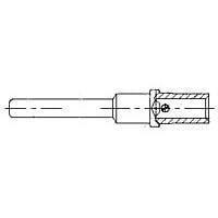 AMP Connectors - TE Connectivity 205763-5 ຕິດຕໍ່ລົງແຖບແລະແຜງ PIN CONT SZ 12 ARINC