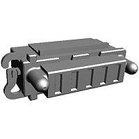 AMP Connectors - TE Connectivity 1-292499-4 ຮອງສະໜອງແລະຮອງສາຍສະໜອງ SLIDE LOCK PANEL MT CBL HSG 5HDP