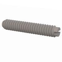 Essentra Components 011024S100 ຊຸດສະກຣູ Set Screw, ຫົວສະລອດ Slotted Head, ການດັບກະດູກ #10-24 Thread, 1 Lg