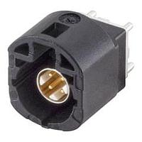 Rosenberger D4S12H-40MA5-A ຕູ້ເຊື່ອມ PCB ປັ້ນກົງ PCB ພ້ອມກັບກະແຈ T&R ສີດຳ