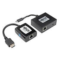 Tripp Lite U444-CAT-H USB Type-C ເປັນ HDMI Tripp Lite USB C ເປັນ HDMI ຜ່ານ Cat6 Extender Kit ມີ PoC USB 3.1 1080p 150ft