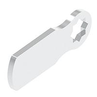 Essentra Components 30403124 ແຣັກແລະຕູ້ແຣັກ Cam ບໍ່ມີຕົກກັນ 0mm ສູງ X 43mm ຍາວ
