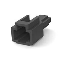 AMP Connectors - TE Connectivity 172127-2 ຮູງຮັບ Receptacle 1P CAP HSG LANCE LESS BLK