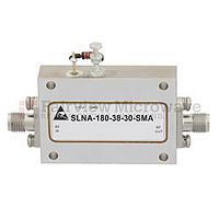 Fairview SLNA-180-38-30-SMA 3 dB NF Low Noise Amplifier Operating From 12 GHz to 18 GHz with 38 dB Gain, 13 dBm Psat and SMA