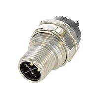 HARTING 21033091430 ຕົວເຊື່ອມ M12 S-code 3+PE ຂາຍຜູ້ຊາຍປົກກະຕິປະຕິບັດການຕິດຕັ້ງ pcb THR ຕິດຕັ້ງດ້ານຫຼັງ
