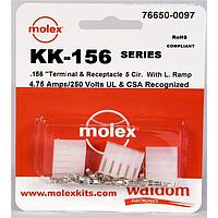 Molex 76650-0097 ຊຸດຕິດຕໍ່ KK-156 ຊຸດຕິດຕໍ່ Recep ແລະ term 5Ckt