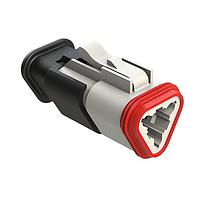 Amphenol SINE Systems AT06-3S-SR01WHT ຕົວເຊື່ອມຕໍ່ 3 WM Strain-Relief HSG ສີຂາວ