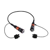 NEUTRIK NKOX2M3-FX-0-10FT ການປະກອບສາຍເສັ້ນແສງ Fiber Optic Cable Assemblies FIBERFOX Xtreme EBC15 MM 2CH 10 Feet OM3 airspool