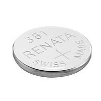 Renata 381.MP 0% HG ແບດເຕີຣີເຊວລ໌ເຊວ 1.55V 11.6x2.1mm 50mAh Multifunct Pk