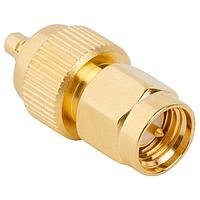 Amphenol RF 242142 ຕົວແປ RF - ລະຫວ່າງຊຸດ SMA PLUG ໄປຫາ MMCX PLUG ADAPTER