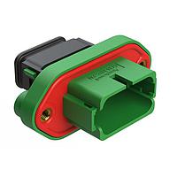 Amphenol SINE Systems AT16-18PC-PM15 ກະແຜ່ງປ່ຽນຕຳແໜ່ງ 18 ທາງ 18, Mo Cap, Keyed C, ສີຂຽວ