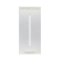 Chip Quik FPC080P040-S ປຸ່ມຕິດຕໍ່ & ອາແດບເຕີ FPC/FFC SMT Connector (0.8 mm pitch, 40 pin or less) Stencil