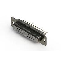 EDAC 628-M25-321-WT1 ຕົວເຊື່ອມ D-Sub - ຕົວເຊື່ອມ D-Sub ປະເພດຄວາມໜາແຮງມາດຕະຖານ ແບບຕັ້ງຕົວຢ່າງຕັດຈັດ