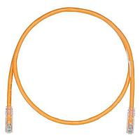 Panduit UTPK6A7OR ສາຍສັ້ນຄອບເປີຣແລະມີກະແຈກລະບົບ Cat 6a Keyed Copper Patch Cord, Cat 6A, ສີສົ້ມ