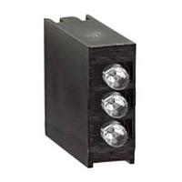 BIVAR H380CYGGDL ຕົວບອດວິດຕະພາບ LED LED Assembly, ມຸມຂວາ, 1.8mm LED, ລະດັບສາມ, 1 ສະຖານີ, ເຫຼືອງ, ຂຽວ, ຂຽວ, ເລນສແບບກະຈາຍ, ກະສົດຕໍ່າ.