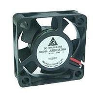Delta Electronics, Inc. ASB02512VHA-A76N ພັງລົມ Tubeaxial Tubeaxial, 25x10mm, 12VDC, ບັດລົດ Sleeve, ສາຍສົນທະນາ 3-Lead, ຕິດຕາມມະນຸດ Locked Rotor Sensor