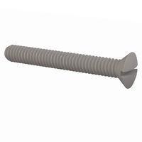 Essentra Components 330832A125 ສະກຣູຫຼັກຊອງມີລູກສອນຊະນິດ Slotted Countersunk 82 Slotted CSK Screw, #8-32 Thread, 1 1/4 Lg