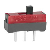 NKK Switches SS12SDP2 ອຸປະກອນສະລາຍສະໄລດຂະໜາດນ້ອຍສຸດ Ultra-Miniature Slide Switches SPDT ON-NONE-ON TOP