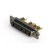 EDAC 628-9W4-622-4N2 ຕົວເຊື່ອມຕໍ່ Mixed Contact D-Sub Connectors Vertical Combo Dsub