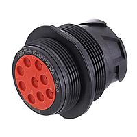 Amphenol SINE Systems AHD10-9-1939PR-B022 ຕົວເຊື່ອມຕໍ່ 9P Recpt Reduce Seal Jam Mount, ປະເພດ 1