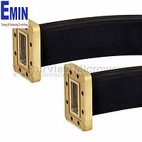 Fairview SMW137SF006-24 WR-137 Seamless Flexible Waveguide in 24 Inch Using CPR-137G Flange With a 5.85 GHz to 8.2 GHz Frequency Range
