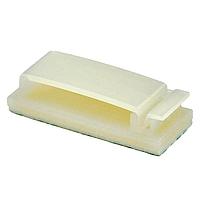 Essentra Components FCW-30-19 ຄລັມພັດແບບແກ້ວ, ແກ້ວ/ກົງ, ຕິດຕັ້ງດ້ວຍການຫັກ, ທຳມະຊາດ