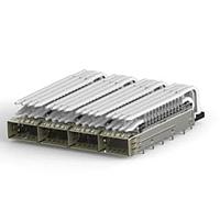 AMP Connectors - TE Connectivity 2170793-1 ກາງປະກອບ Cage Assembly QSFP28 1x4, 8LP