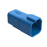 Amphenol SINE Systems AT04-6P-BLU ຕົວເຊື່ອມ A SERIES-AT-CONNECTORS