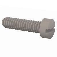 Essentra Components 010348F037 Machine Screw Fillister Slotted Screw, #3-48 Thread, 3/8 Lg