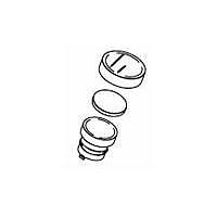 P&B 64E9 ຊິວິດຮາດແວຣ RND ຊຸດໄຟສະແດງ PILOT LIGHT ກັນນ້ຳມັນ ສີຂາວ