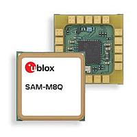 u-blox SAM-M8Q-0 ໂມດູນ GPS u-blox M8 GNSS ອະນະໂຕະ TCXO, SAW, LNA, RTC LGA, 16x16 mm, 250 ຊຸດ/ລົດ