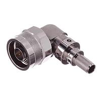 Amphenol Times Microwave Systems EZ-300-NMH-RA-X ຕົວເຊື່ອມ N-ຜູ້ຊາຍ (ປລັກ) ມຸມຂວາ, ຕົວເຊື່ອມດ້ວຍການບັງກັບ, ຂາຍບໍ່ມີການບັນດາດບາຍ, ບໍ່ມີການຕັດກັບເສັ້ນສາຍ