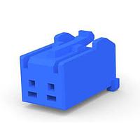 AMP Connectors - TE Connectivity 2-1971793-2 ຕູ້ປະກອບ GI CONN 2.5 PLUG HSG 2P ສີຟ້າ