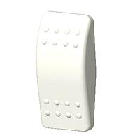 Carling Technologies VVAZY00-000 ອັກຊວເວີ V-Series Rocker Only White Contura II Rocker, ບໍ່ມີເລນ