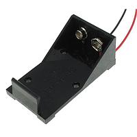 Eagle Plastic Devices 12BH610-GR ຄລິບແບດເຕີຣີ 9V 6" LEADS BLK